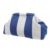 TEHAUX Striped Polyester Mahjong Tile Organizer Tote Bag with Zipper, Stylish and Versatile Empty Mahjong Carrying Bag for Game Lovers, for Beach Games and Daily Wallet Use, 11.4×8.3in