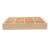 TEHAUX Wooden Sock Organizer with 12 Compartments, Space-efficient and Sturdy Drawer Divider for Socks and Underwear Storage, Compact Wardrobe Organizer for Closet or Dresser