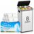 Teivio 8 Gallon Medium Clear Trash Bags, 1000 Count Bulk Fit 6,7,8,9,10 Gallon Garbage Bags, Bathroom Trash Can Bin Liners, Multi-Use Plastic Bags for home office kitchen