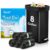 Teivio Medium Black Trash Bags 8 Gallon 275 Count Kitchen Garbage Bags