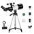 Telescope, 70mm Aperture 300mm Refractor Telescope with Phone Adapter, 3X Barlow Lens, Finder Scope, Moon Filter, Adjustable Aluminum Tripod, Portable Astronomy Telescope