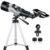 Telescope 70mm Aperture 400mm Astronomical Refracting Telescopes – Travel Telescope with Tripod, Phone Adapter(Silver)