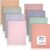 Teling 8 Pcs 1 Subject Spiral Notebook for Work College Ruled 8 x 10 1/2 Inch Spiral Journal Notebook 3 Hole Punched Paper Tear Line 70 Sheets Office School Study Supplies(Bright Color,8 Pcs)