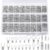 Tellegloww 1200pcs Non Insulated Ring Terminal Kit Butt Fork Connectors Kit, AWG 22-10 Copper Connector Seamless Uninsulated Butt Splice Wire Terminals Assortment Electrical Wire Crimp Connectors