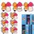 Tellegloww 48 Pcs Magnetic Name Tags for Lockers Cute Pencil Bow Composition Notebook Dry Erase Labels Magnetic Reusable Name Tags for Back to School Whiteboard Classroom School Bus Locker Fridge