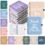 Tellingyou 60 Pcs Appreciation Gifts Bulk A6 Notebook with Pens, Pastel