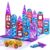 TEMI Magnet Tiles, 80 PCS Magnetism Building Toy Set, Learning and Education Toys for Ages 3 4 5 6 7 8+ Year Old Toddler Kids Boys and Girls