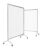 Ten-Limit 1000mm x 1800mm Polycarbonate Ribbed Clear Panel Panel with Wheels