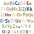 Tenare 134 Pieces 5 Inch Bulletin Board Letters Alphabet Numbers Combo Set Back to School Letter Cutouts for Bulletin Board Display Home Decor(Morandi Color)