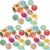 Tenare 500 Pcs Fruit Roll Stickers, Lovely Apple Orange Banana Pear Grapes Stickers for Teachers Classroom Rewards, Scrapbooking, DIY Crafts (Pack of 3)