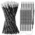 Tenceur 100 Pcs Back to School Composition Pencils with Erasers, Black and White Speckled Wooden Pencils Bulk Set, Fun Writing Supplies for Kids, Students, Boys, Girls, Teachers Classroom Rewards
