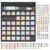 Tenceur 115 Pcs Pastel Classroom Calendar Pocket Chart Crayon Themed Colorful Calendar Weather Seasons Classroom Decor Set for Preschool Elementary Class Room Must Haves Supplies