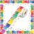 Tenceur 120ft Pencil Bulletin Border Rolled Crayon Border Trim Decoration for Back to School Classroom Offices Wall Windows Blackboard Decor(Pencil,Rainbow)