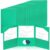 Tenceur 48 Pcs Plastic 3 Pocket Folders, Tri Fold School Folders Bulk for Students Teachers Classroom and Office, Durable Pocket Folder for Back to School Supplies (Green)