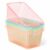 Tenceur 6 Pack Plastic Book Bins Cubby Storage Bins for Classroom Library