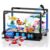 Tenhorses Fish Tank Building Block Set, Lighting Aquarium Sets Including Marine Life, a Submarine and a Treasure Chest, Building Block Toy for 6+, Gift for Sea Lovers.