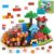 TENYEAH Magnetic Blocks Game – Build Mine Magnet Video Game World Adventure Set for Toddler, Super Bro Magnetic Set Elements Toys Gift for Boys & Girls Kids 3+