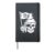 Ten Years Old Pirate Captain Flag Costume with 10th Birthday Hardcover Journal, Black