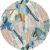 Teppich homes Hand Tufted Wool Round Area Rug 2ft Contemporary Abstract Textured Carpet for Living Room Bedroom Office, Multicolor Handmade Rug 2×2