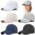 Tergy 5 Packs UPF 50+ Water Resistant Sun Hat Baseball Cap for Men Women