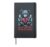 Terrifying Teddy Spooky Plush Horror Teddy Bear Scary Hardcover Journal, Black