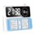 Tertioi Digital Desk Clock with Visual Countdown Display, Rechargeable Study Alarm Clock for Homework and Classroom Use Study Timer Visual Timer Alarm Desk Countdown Homework Routine Classroom