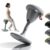 Tervo Model W | Wobble Stool | Ergonomic Standing Desk Chair | Anti-Slip Design for Active Sitting | Height Adjustable Sit Stand Stool for Adults | (Grey, 23-33 Inch)