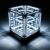 Teseracto Cubo, Cubo 4d Cube, Cubo Effect 4d, Cubo Effect Infinito 4d Con Luz LED, 3D LED 360 Hologram Sphere, Infinite Dimension Lamp, Infinite Dimension Lamp, Infinite Mirror Light (#A)