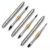TesRhino 3Pcs Dual-Tip Travel Watercolor Brushes, Premium Synthetic Squirrel Pocket Paint Brush Set, Portable Art Supplies for Plein Air, Gouache