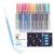 tesrhino 42 Colors Glitter Gel Pens, 1.0mm Fine Tip Smooth Ink Art Markers