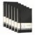 tesrhino A5 Lined Journal Notebooks 6 Pack, Black Hardcover College Ruled