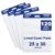 tesrhino Sticky Easel Pad, 25 x 30 In White Paper, 120 Sheets, 4 Pack