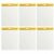 TesRhino Sticky Easel Pad, 25 x 30 in White Paper, 30 Sheets, 6 Pack