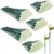 Tessco for you 144 Pcs Floral Water Tubes Green 12 Inch and 6 Inch Floral Tubes Plastic Flower Supplies for Fresh Flowers with Rubber Cap for Flower Stem Arrangements Florist Supplies