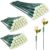 Tessco for you 72 Pcs Floral Water Tubes 12 Inch, 6 Inch for Flower, Green