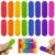 Textured Sensory Stickers for Kids – 16PC Silicone Adhesive Calm Strips for Anxiety Relief, Autism, ADHD – Quiet Fidget Toys & Desk Sensory Strips for Classroom Prizes