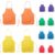 Texvora 12 Pcs Little Minds Aprons for Painting Cooking Activities, Adjustable Non-Woven Smocks, No Pockets, for Daycares, Art Classes, Parties, 14.17 by 18.50 in