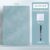 Texvora 2 Pcs Blue Portable Whiteboard Notebooks, A5 Size 9.5 x 6.6 in Reusable Dry Erase Board, PU Material Desktop Memo Pads with Eraser & Pen for Daily Planning, Study & Drawing Practice