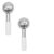 Texvora 2 Pcs Ice Globes for Face, 50 mm Stainless Steel Cooling Globes for Facials, Cryo Sticks, Help Ease Discomfort, SPA Facial Massage at Home