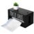 Texvora Wooden Trash Bag Dispenser, Garbage Bag Storage Box with Front Opening and Removable Lid, Compact Design for Kitchen Countertop and Under Sink Organization, Easy Access to Trash Bags