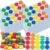Teyva Daily 100 Set Bulk Magnetic Ten Frame for Classroom Foam Ten Frame Math Manipulatives with Colorful Counters Addition Subtraction Toys for Kindergarten Preschool 1st Grade Learning Tools (Blue)