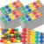 Teyva Daily 100 Set Bulk Magnetic Ten Frame for Classroom Foam Ten Frame Math Manipulatives with Colorful Counters Addition Subtraction Toys for Kindergarten Preschool 1st Grade Learning Tools (Black)
