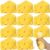 Teyva Daily 12 Pack Cheese Squeeze Stress Balls, Soft Triangle Relief Sensory Fidget Toys Pocket Size Novelty Cheesecake Miniatures for Desk Office Relax, Study Gift