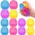 Teyva Daily 12 Pcs Textured Stress Balls Gumdrop Shape Balls Sensory Squeeze Slow Rise Fidget Ball for Anxiety Relief Prizes Goodie Bag Stuffers Party Favors (1.6 Inches)