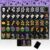 Teyva Daily 160 Pcs Halloween American Mahjong Tile Set 1.2 Inch Melamine Black Pumpkins Ghosts Skulls Mahjong Tile Mahj Game Set for Travel Halloween Party Family Game Night Holiday Gatherings