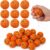 Teyva Daily 24 Pcs Halloween Pumpkin Beach Balls Bulk for Kids, Pumpkin Lantern Inflatable Splash Water Balls Pool Toys for Games Halloween Party Favors Outdoor Yard Lawn Garden Decorations