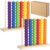 Teyva Daily 2 Sets Wood Stack Game Challenge Kids Stacking Match Game Matching Ring Puzzle, Competitive Tabletop Brain Teaser Night Stack Solve Set for Family Classroom Preschool(Classic)