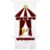 Teyva Daily Doorway Puppet Theater with 2 Adjustable Rods and Velvet Curtain 67 x 31 Inch Foldable Hanging Puppet Show Theater for Pretend Play Hand Puppets Educational Activities(Brown)