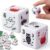 Teyva Daily Halloween 6 Pcs Mahjong Dice 25mm Acrylic Game Dice with Holiday Designs Mahjong Gifts for Women Mah Jong Accessories for Craps Table Games Board Games