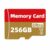 TF Card 256GB with Adapter,SD Card,UHS-I C10 A1 Memory TF Card 256G for Smartphones, Cameras, Dash Cam, Tablets (Red)